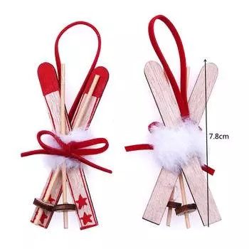 Кулон «Рождественская елка» 1:12 кукольных миниатюрных саней, модель рождественского подарка, декор игрушки