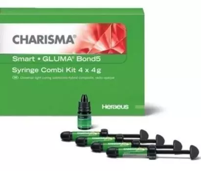 Kulzer Charisma Smart Dental Composite Kit 4 Шприц Комбинированный набор Сделано в Германии