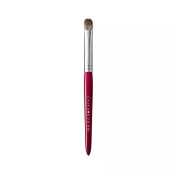 Kumano Brush Chikuhodo Genuine Silver Fox Eyeshadow Brush Red Axis Hiroshima Makeup Brush Regular Series Makeup Brush CHIKUHODO RR-S11 (Red)