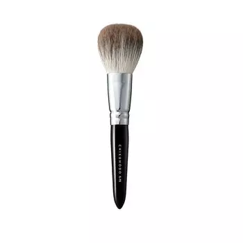 Kumano Brush Chikuhodo Genuine Silver Fox Powder Brush Black Axis Hiroshima Makeup Brush Regular Series Makeup Brush CHIKUHODO R-P8 (Black)