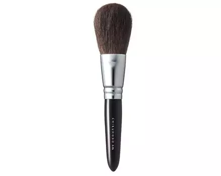 Kumano Brush Chikuhodo Regular Series Powder Brush Gray Squirrel Black Line Makeup Brush (Makeup Brush) R-P6