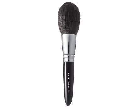 Kumano Brush Chikuhodo Regular Series Powder Brush Sokoho Black Line Makeup Brush (Makeup Brush) R-P1