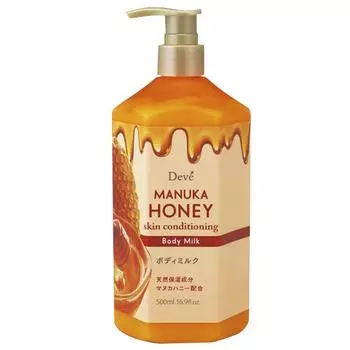 Kumano Div Manuka Honey Skin Conditioning Body Milk, 1 упаковка, 500 мл