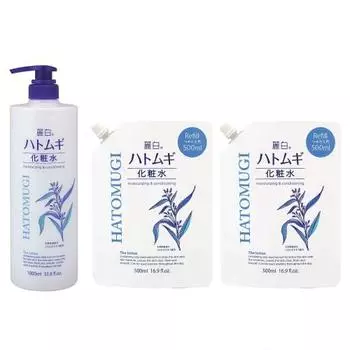 Kumano Yushi Coix barley lotion set 3 pieces assorted