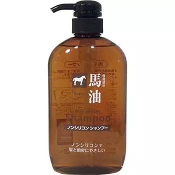 Kumano Yushi Шампунь с конским маслом 600мл