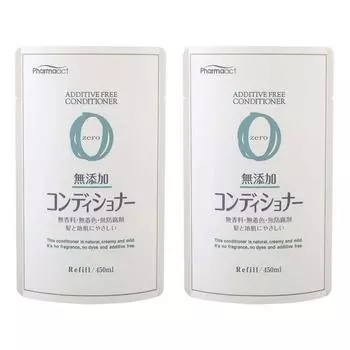 Kumano Zero Conditioner Refill, 2 units, 450ml