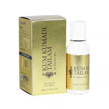 Кумкумади Тайлам: омолаживающее масло (50 мл), Kumkumadi Tailam, Vasu 50ml