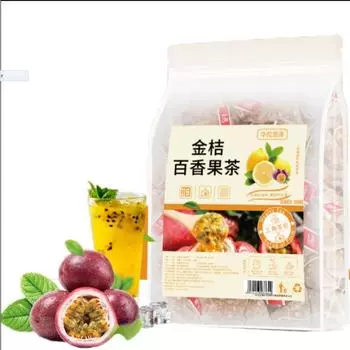 Чай из кумквата и маракуйи 250 г/пакетик Летний холодный чай Фруктовый чай