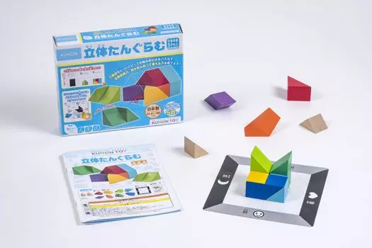 KUMON PUBLISHING 3D Tangram Обучающая игрушка Экзаменационная арифметика 3D Passle ST Приобретение KUMON TOY от 5 лет RT-10