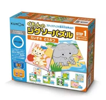 Kumon Publishing Jigsaw Puzzle STEP1 Любимые животные Развивающие игрушки Игрушки от года и старше KUMON Kumon s 1.5