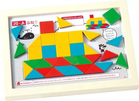 Kumon Publishing Shape Mosaic Puzzle Развивающая игрушка Игрушка для детей от 4 лет и старше KUMON