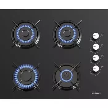 Kumtel KO-40TAHDF Встраиваемая плита из черного стекла