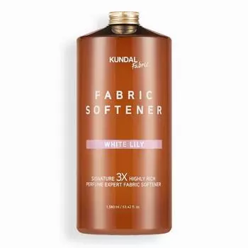 KUNDAL 3x ультраконцентрированный парфюмированный кондиционер для белья белая лилия 1580 мл, корейская косметика с приятным ароматом