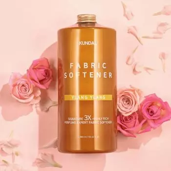 Kundal 3x ультраконцентрированный парфюмированный кондиционер для белья 1580 мл, корейская косметика с приятным ароматом