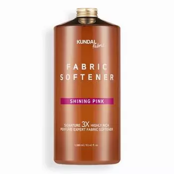 Kundal 3x ultra-concentrated perfume fabric softener Shining Pink 1580ml, Korean cosmetics with good fragrance