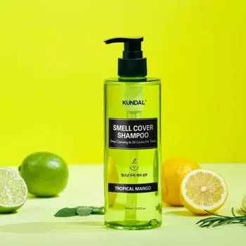 Шампунь Kundal All Day Smell Cover Youth 400 мл, корейская косметика с приятным ароматом 1. MANGO