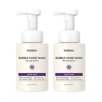 Kundal Bubble Ручная стирка Белый мускус 300мл*2шт/3шт 2Pcs