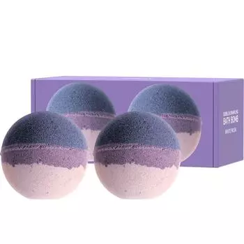 Kundal Bubble & Sparkling Bath Bomb White Musk Fragrance, 200g, 2 units