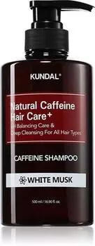 Kundal Caffeine Shampoo White Musk Shampoing Naturel Anti-chute TU прозрачный