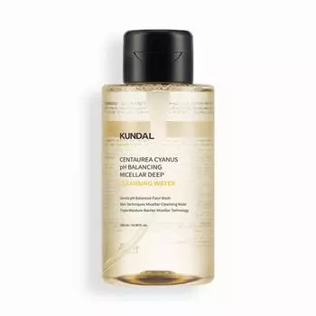 KUNDAL Centaurea Cyanus pH-балансирующая мицеллярная вода для глубокого очищения 500 мл 1 PCS