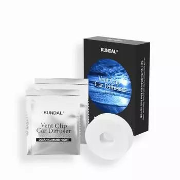 KUNDAL Classic Mood Deep Perfume Car Air Freshener Clip-type Refill Kit Ocean Summer Night 2 шт., корейская косметика с хорошим ароматом