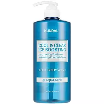 Kundal Cool & Clear Ice Boosting Cool Body Wash Aquamint Fragrance, 1.058L, 1 unit