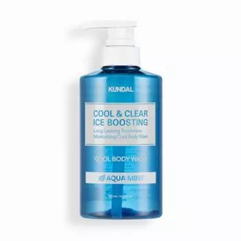 KUNDAL Cool & Clear Ice Boosting Охлаждающий гель для душа с ароматом аква-мяты 500 мл 1 PCS