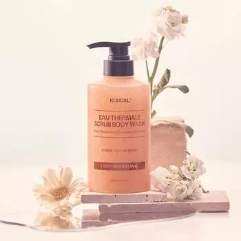 KUNDAL E Thermal Spa Scrub Body Wash Cozy Dazzling 500 мл, корейская косметика с приятным ароматом
