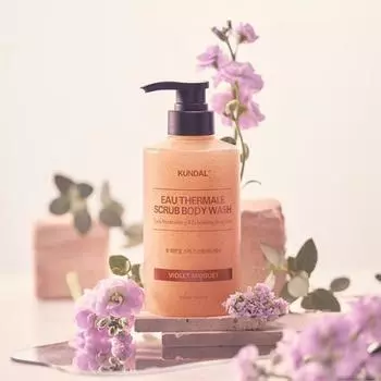 Kundal Eau Thermal Spa Scrub Body Wash 500 мл Выберите 3 типа 1 Фиолетовый Muge