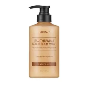 KUNDAL Eau Thermale Spa Scrub Body Wash Leather Iris 500 мл 1 PCS