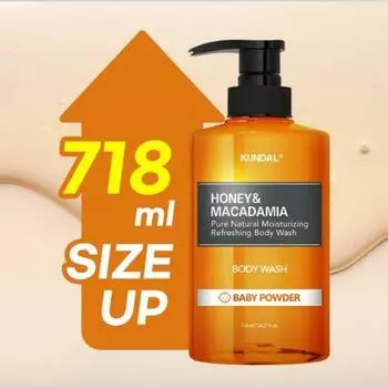 Kundal [емкость Up] Kundal Pure Body Wash 718 мл 3 типа Выберите 1 [детская присыпка Cherry Blossom White Musk] Body Wash 718 Cherry Blossom