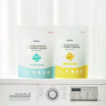 KUNDAL Фирменный ультраконцентрированный парфюмированный усилитель аромата, капсульный стиральный порошок, 40 шт., 1 упаковка, корейская косметика с приятным ароматом