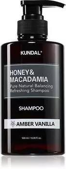 Kundal Honey & Macadamia Amber Vanilla Shampoing Naturel Pour Cheveux Secs Et Abms TU прозрачный