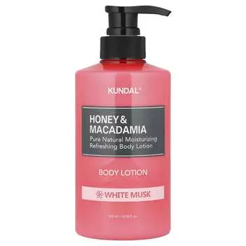 Kundal, Honey & Macadamia, Body Lotion, White Musk, 16.9 fl oz (500 ml)