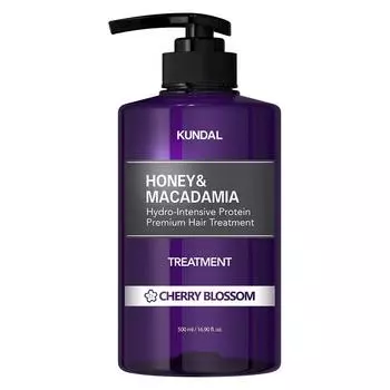 Kundal Honey & Macadamia Hair Treatment с ароматом цветков вишни, 500 мл, 1 шт.