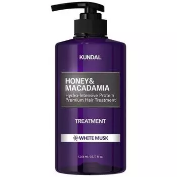 Kundal Honey & Macadamia Hair Treatment White Musk Fragrance, 1.058L, 1 unit