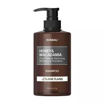Kundal Honey & Macadamia Nature Shampoo Ylang Ylang Fragrance, 718ml, 1 unit