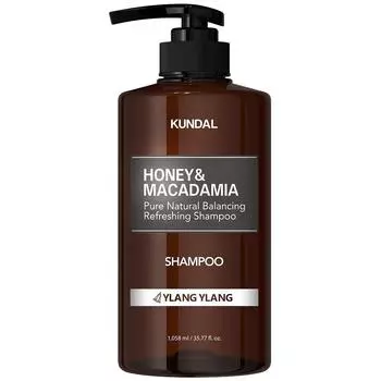 Kundal Honey & Macadamia Nature Shampoo Ylang Ylang Fragrance, 1.058L, 1 unit
