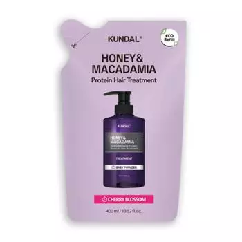 KUNDAL Honey & Macadamia Protein Hair Treatment Refill Cherry Blossom 400 мл 1 PCS