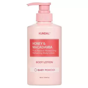 Kundal Honey & Macadamia Pure Body Lotion Baby Powder Fragrance, 500ml, 1 unit