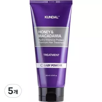 Kundal Honey & Macadamia Treatment Baby Powder Fragrance, 200ml, 5 units