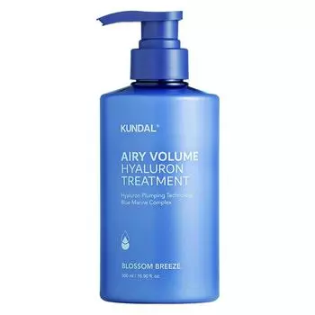 Kundal Hyaluronic Airy Volume Treatment Blossom Breeze, 1 шт., 500 мл