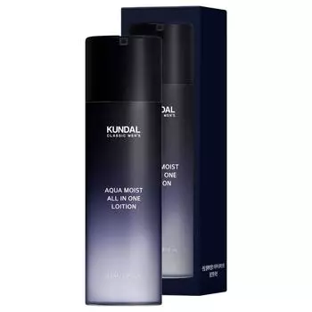 KUNDAL Классический мужской увлажняющий лосьон Aqua Moist All-in-One, 1 шт., 150 мл