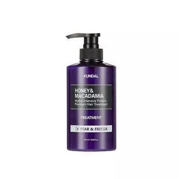 [KUNDAL] Лечение медом и макадамией #груша и фрезия 500 мл