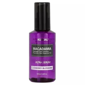 Kundal, Macadamia, ультра-сыворотка для волос, вишневый цвет, 3,38 жидких унции (100 мл)