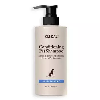 Kundal Nature Intensive Conditioning Perfume Dog Shampoo White Laundry 500 мл, корейская косметика с приятным ароматом