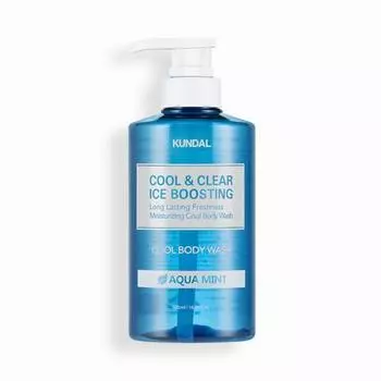 KUNDAL Охлаждающий и прозрачный ледяной гель для душа с аквамятой 500 мл