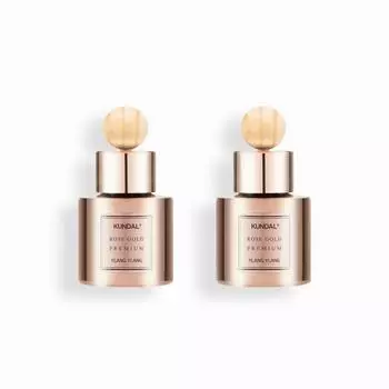 KUNDAL Парфюмированный автомобильный освежитель воздуха Premium Edition, набор из 2 предметов, иланг-иланг 40 мл, корейская косметика с хорошим ароматом