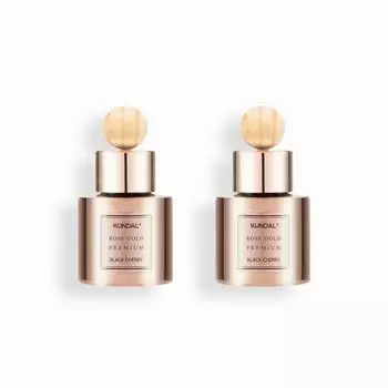 KUNDAL Парфюмированный освежитель воздуха для автомобиля Premium Edition, набор из 2 предметов, черная вишня 40 мл, корейская косметика с хорошим ароматом