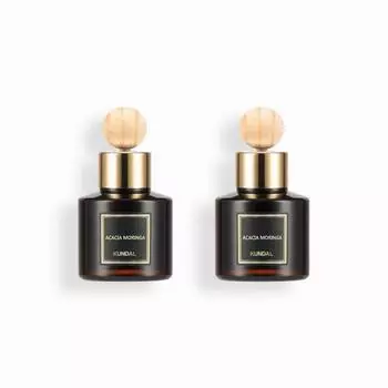 Kundal Perfume Car Air Freshener 2-piece Set Acacia Moringa 75ml, Korean cosmetics with good fragrance